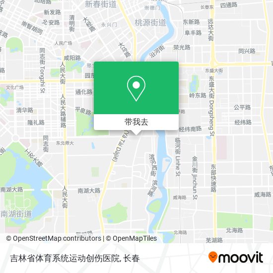 吉林省体育系统运动创伤医院地图