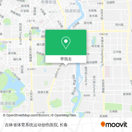 吉林省体育系统运动创伤医院地图