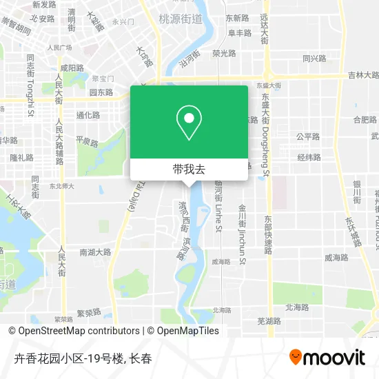 卉香花园小区-19号楼地图