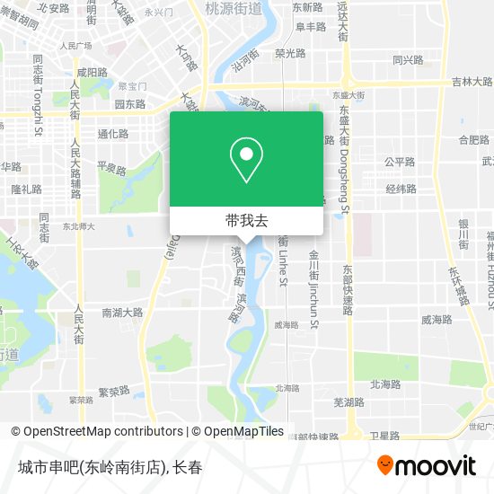 城市串吧(东岭南街店)地图