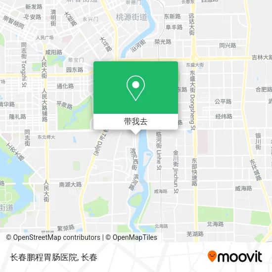 长春鹏程胃肠医院地图