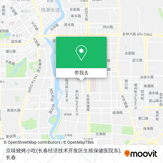 京味烧烤小吃(长春经济技术开发区生殖保健医院东)地图