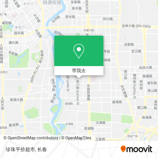 珍珠平价超市地图