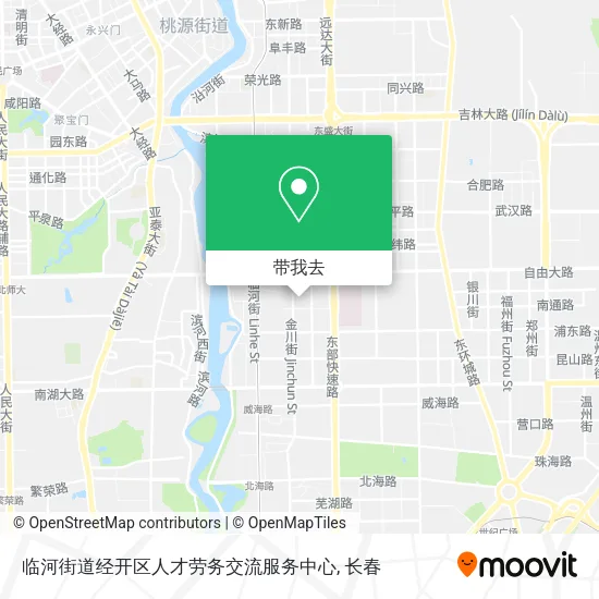 临河街道经开区人才劳务交流服务中心地图