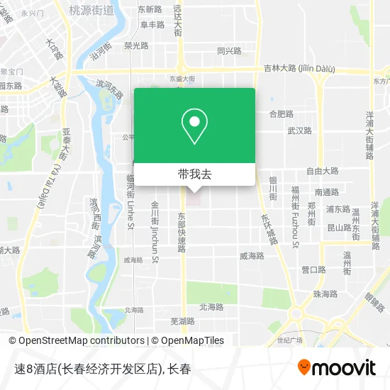 速8酒店(长春经济开发区店)地图