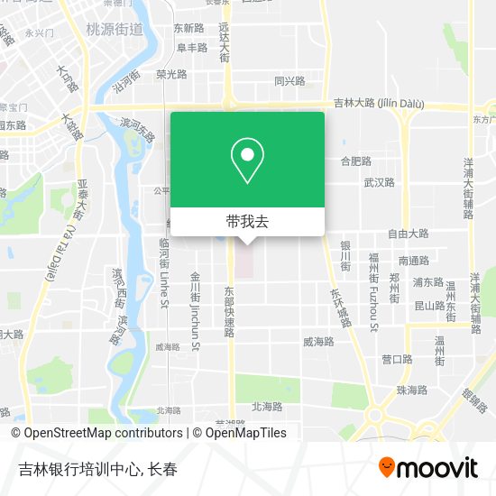 吉林银行培训中心地图