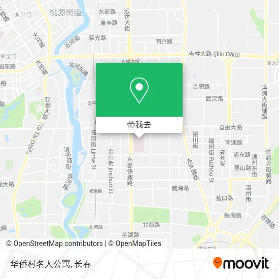 华侨村名人公寓地图