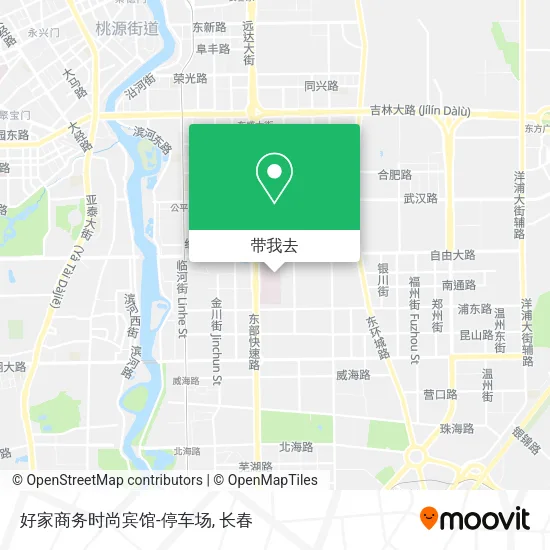 好家商务时尚宾馆-停车场地图