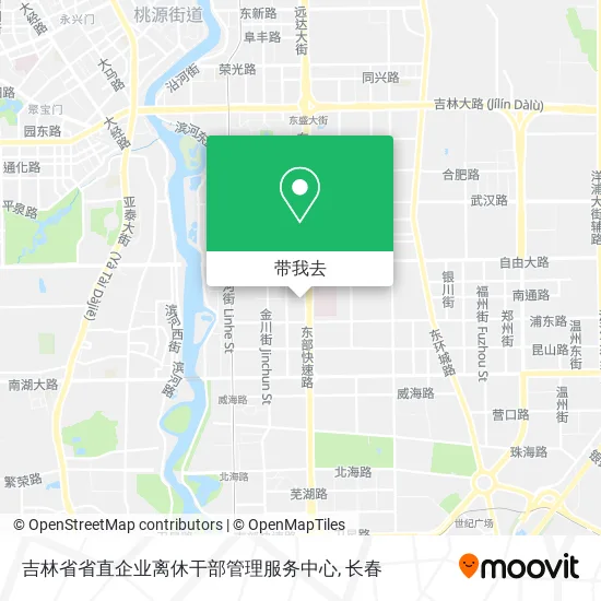 吉林省省直企业离休干部管理服务中心地图