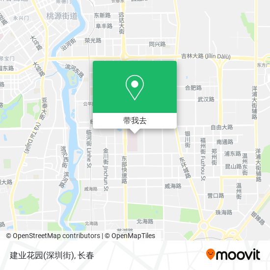 建业花园(深圳街)地图
