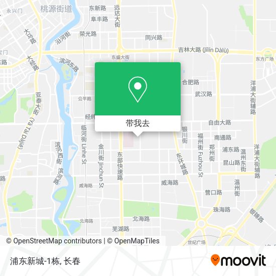 浦东新城-1栋地图