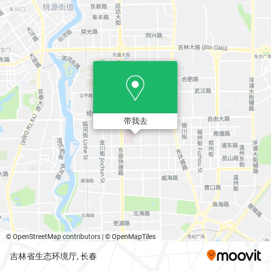 吉林省生态环境厅地图