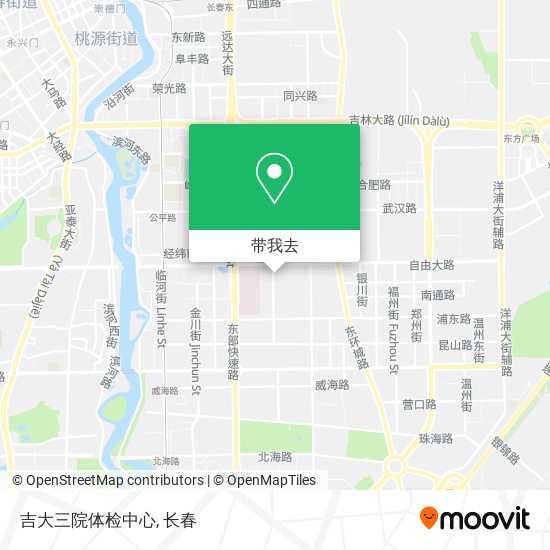 吉大三院体检中心地图