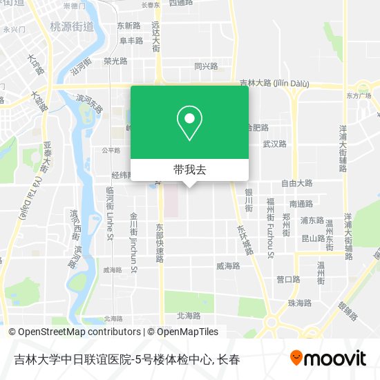 吉林大学中日联谊医院-5号楼体检中心地图