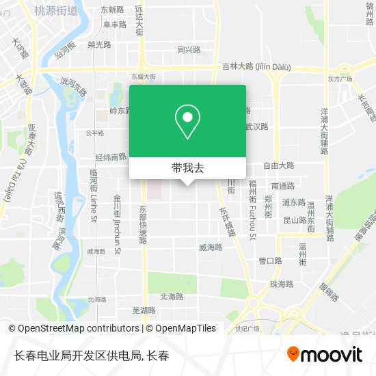 长春电业局开发区供电局地图