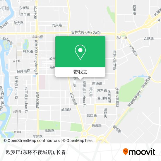 欧罗巴(东环不夜城店)地图