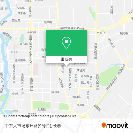 中东大市场东环路(9号门)地图