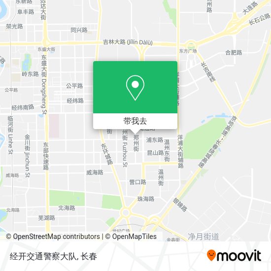 经开交通警察大队地图