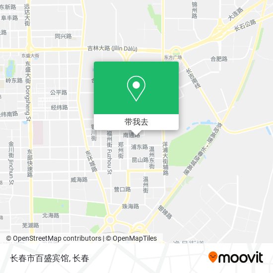 长春市百盛宾馆地图
