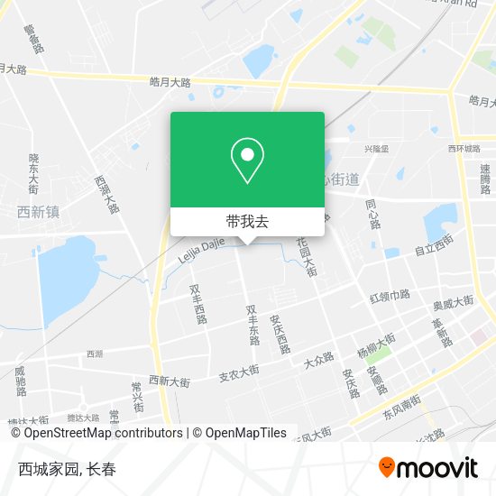 西城家园地图
