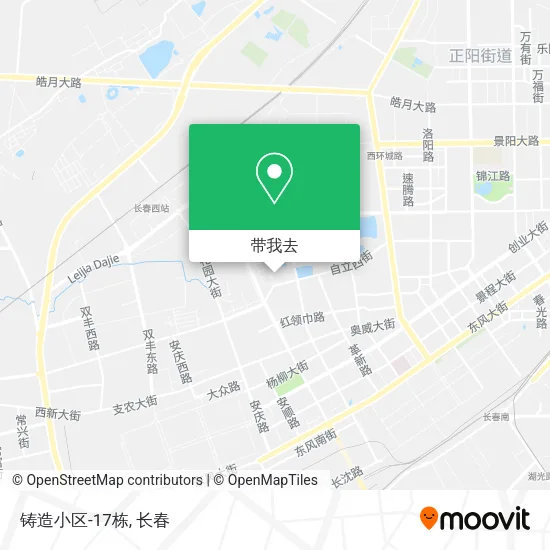 铸造小区-17栋地图