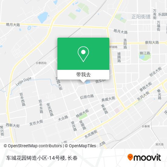 车城花园铸造小区-14号楼地图