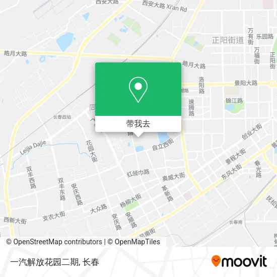 一汽解放花园二期地图