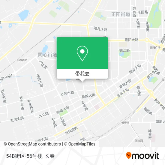 54B街区-56号楼地图