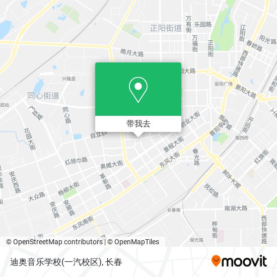 迪奥音乐学校(一汽校区)地图