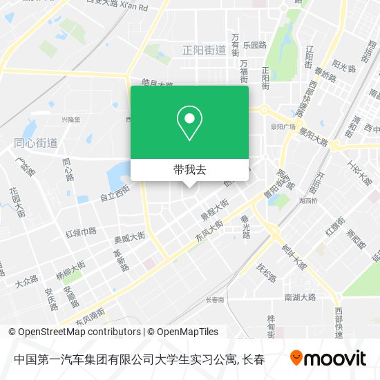 中国第一汽车集团有限公司大学生实习公寓地图