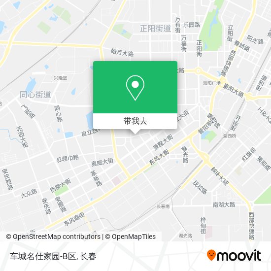 车城名仕家园-B区地图