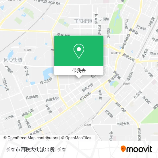 长春市四联大街派出所地图