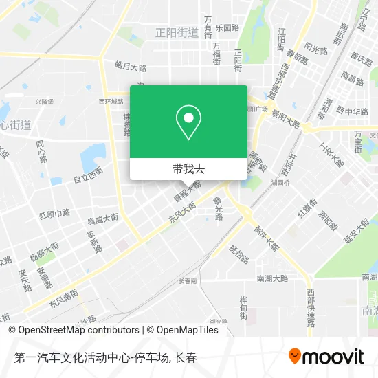 第一汽车文化活动中心-停车场地图