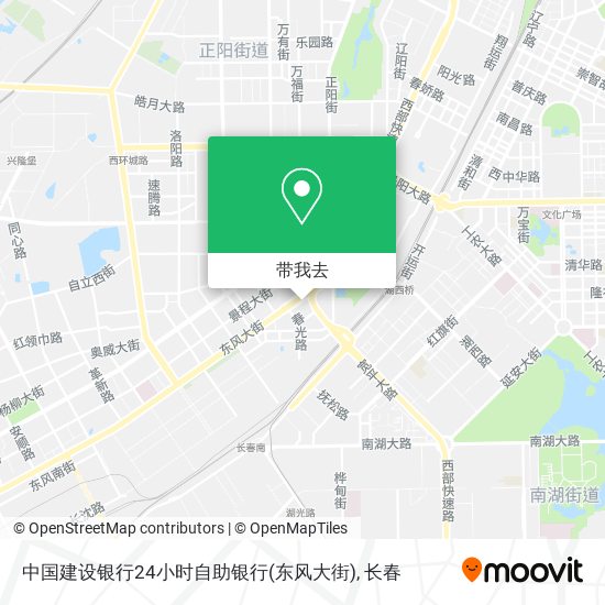 中国建设银行24小时自助银行(东风大街)地图