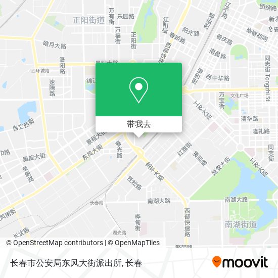 长春市公安局东风大街派出所地图