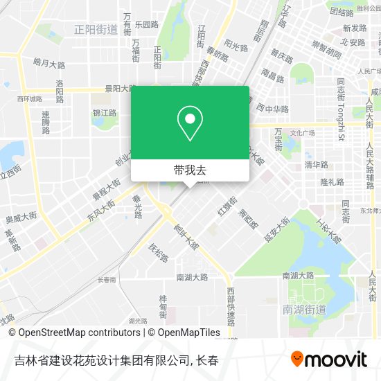 吉林省建设花苑设计集团有限公司地图