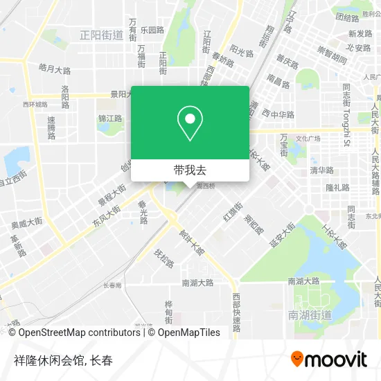 祥隆休闲会馆地图