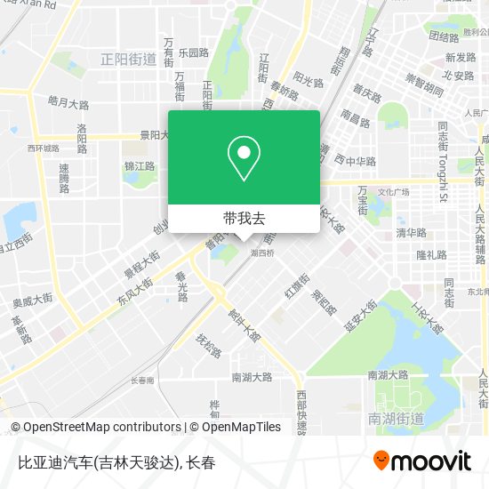 比亚迪汽车(吉林天骏达)地图