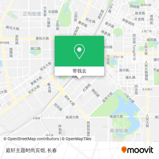 庭轩主题时尚宾馆地图