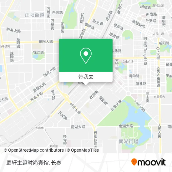 庭轩主题时尚宾馆地图