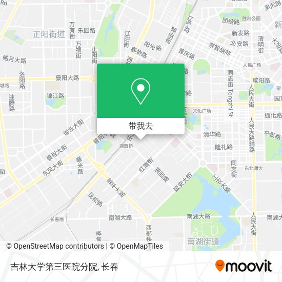 吉林大学第三医院分院地图