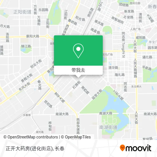 正开大药房(进化街店)地图