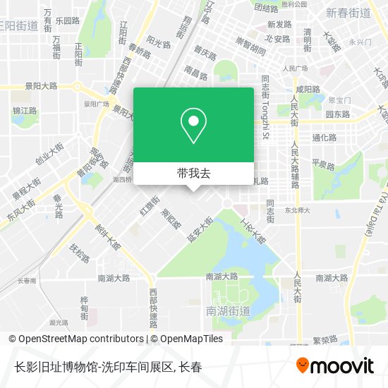 长影旧址博物馆-洗印车间展区地图