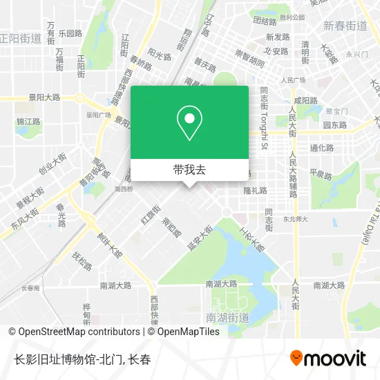 长影旧址博物馆-北门地图