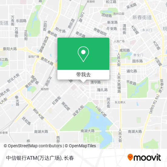 中信银行ATM(万达广场)地图