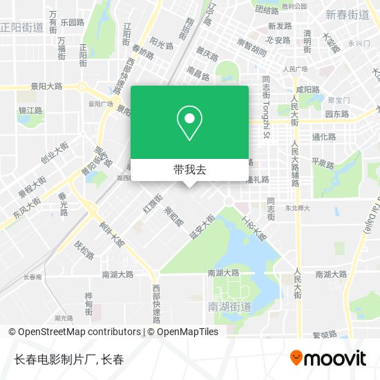长春电影制片厂地图