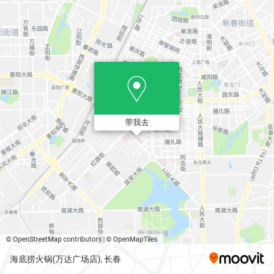 海底捞火锅(万达广场店)地图