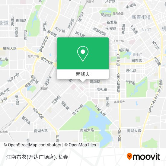 江南布衣(万达广场店)地图