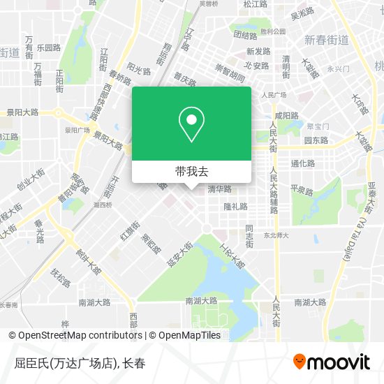 屈臣氏(万达广场店)地图