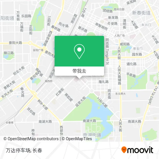 万达停车场地图